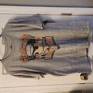 Women's John Cena wrestling tee. Color: Gray. Size: XL
